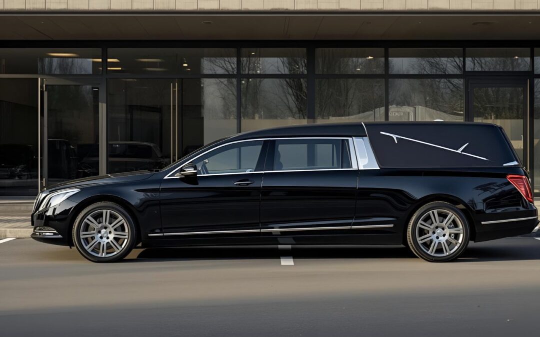 Karawan przy domu pogrzebowym w Tarnowie